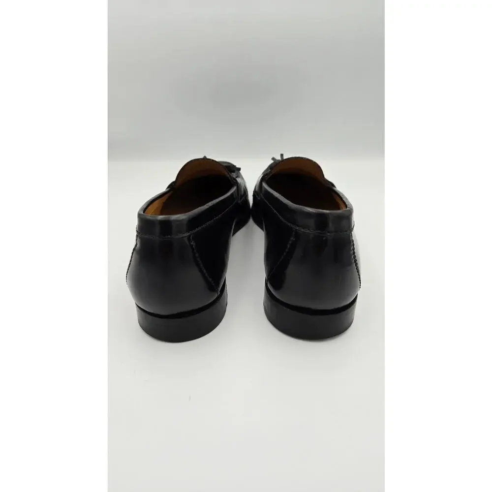 Cole Haan NikeAir Insoles Black US Men’s Sz 10.5N Slip On Tassel Loafers Shoes
